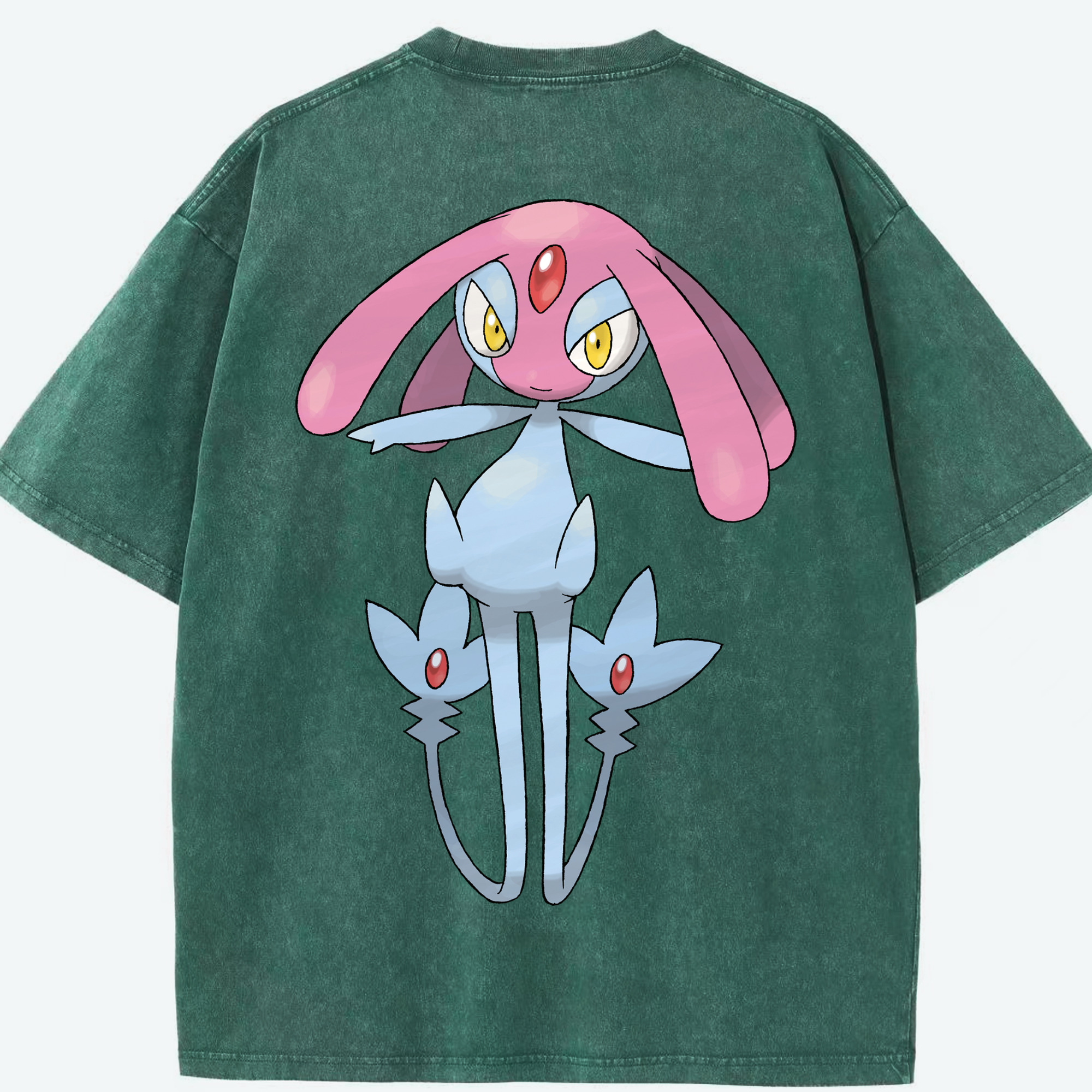 （画像用） ポケットモンスター Pokémon 綿100% ヴィンテージ風 半袖Tシャツ（背面プリント）